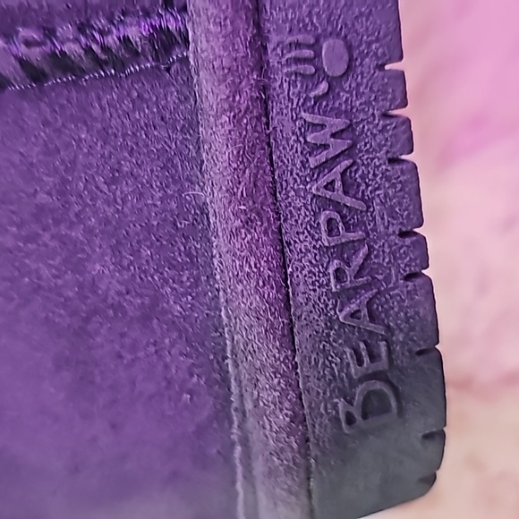 Bearpaw Grey fue and Suede Slip on Boot - Picture 8 of 10